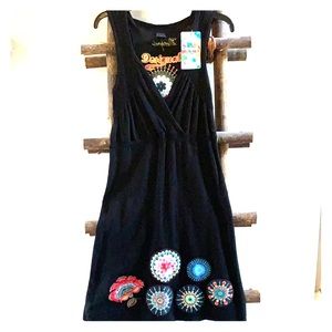 Viscose Desigual Tank Dress